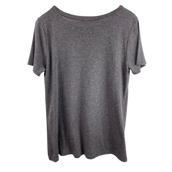 Stay Wild Live Free Graphic Tee By Sew In Love Womens Medium Cotton Blend Gray - Picture 5 of 7